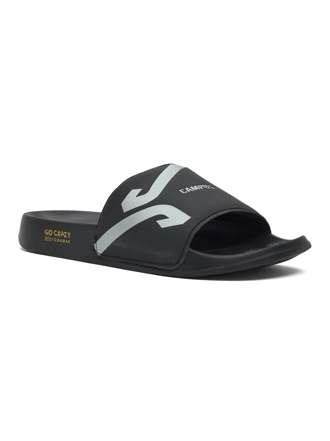 SL-476 Black Men's Slides sold by Campus Shoes product image thumbnail 2