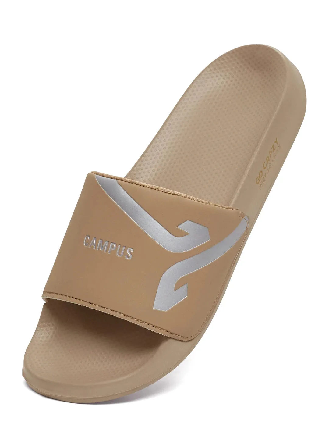 SL-476 Beige Men's Slides sold by Campus Shoes product image thumbnail 3