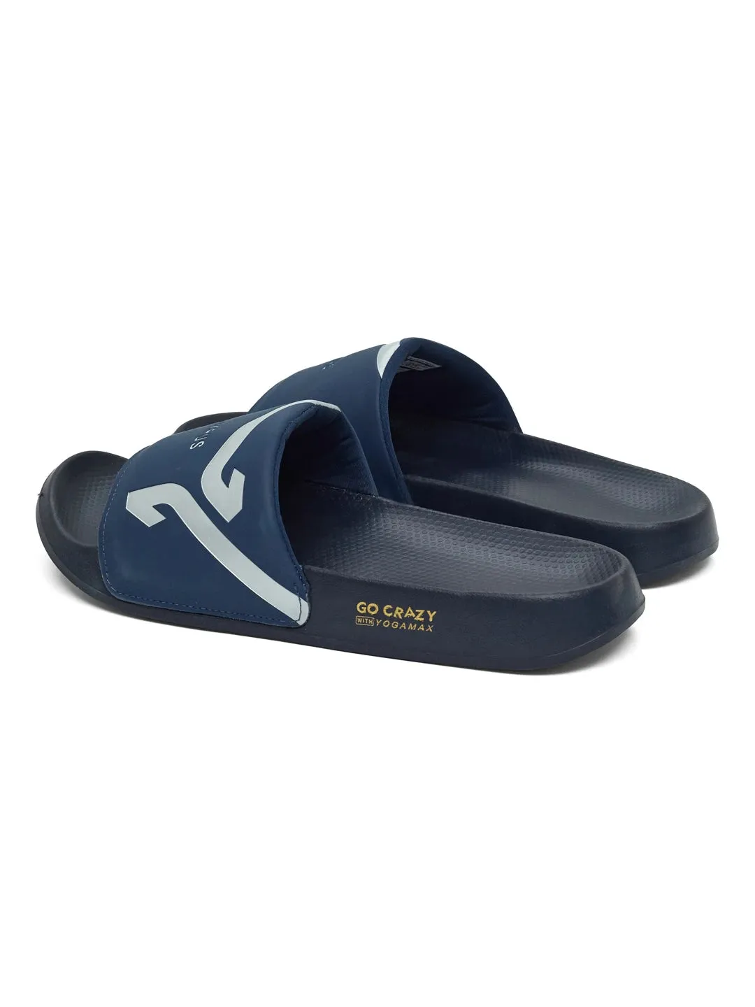 SL-476 Navy Men's Slides sold by Campus Shoes product image thumbnail 5
