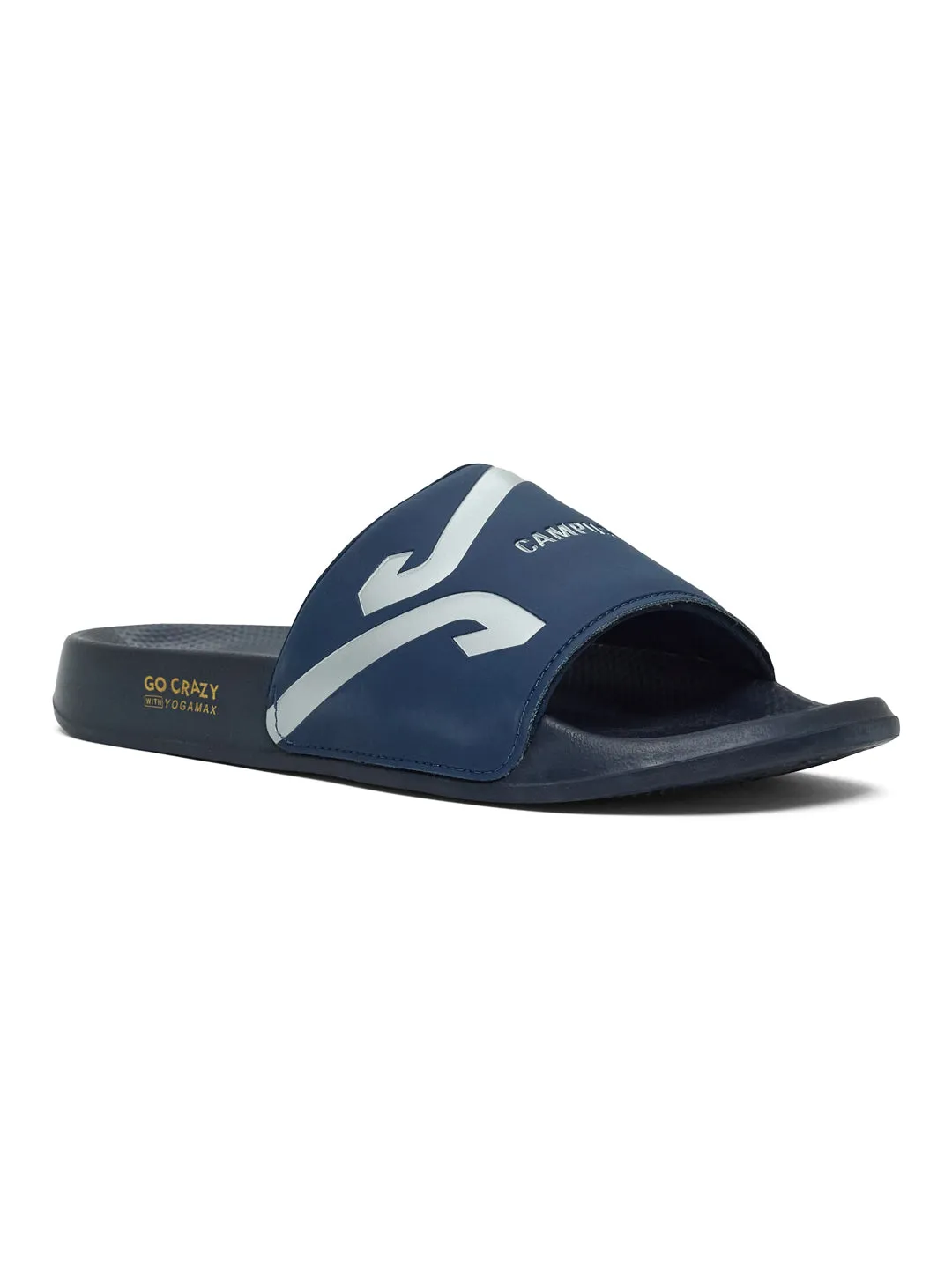 SL-476 Navy Men's Slides sold by Campus Shoes product image thumbnail 2