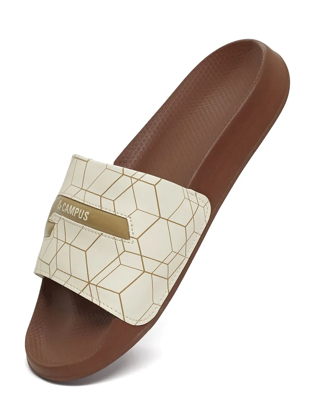 SL-477 White Men's Slides sold by Campus Shoes product image thumbnail 3