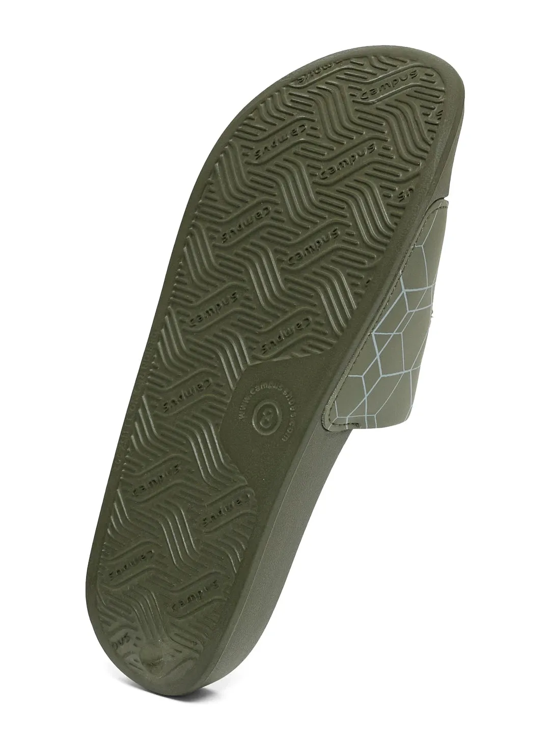 SL-477 Olive Men's Slides sold by Campus Shoes product image thumbnail 4