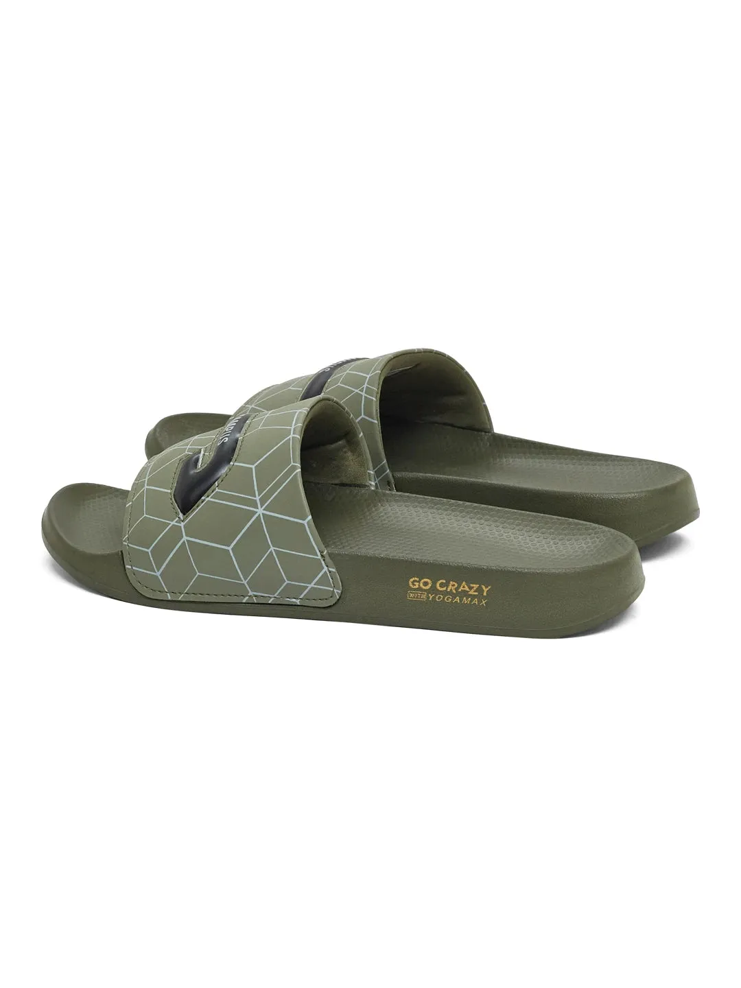 SL-477 Olive Men's Slides sold by Campus Shoes product image thumbnail 5