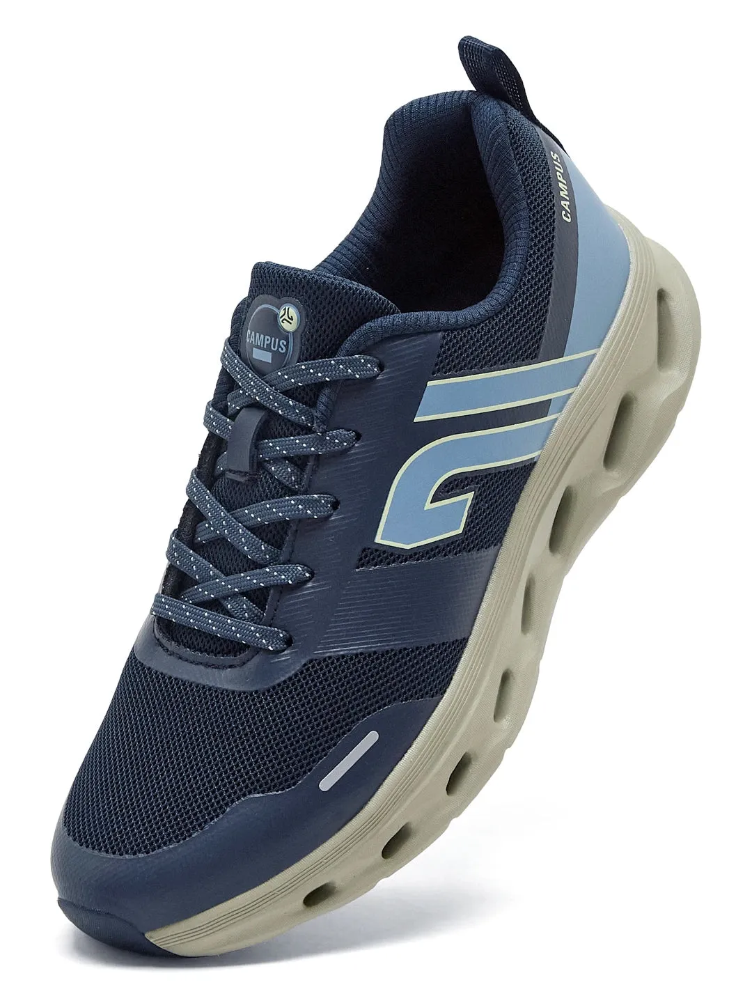 CHAZE Navy Men's Running Shoes sold by Campus Shoes product image thumbnail 3