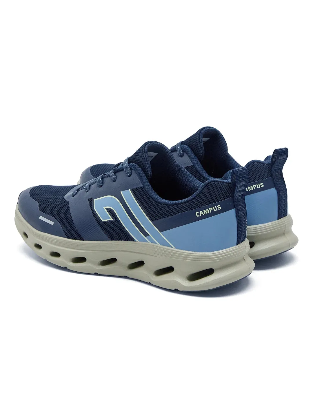 CHAZE Navy Men's Running Shoes sold by Campus Shoes product image thumbnail 5