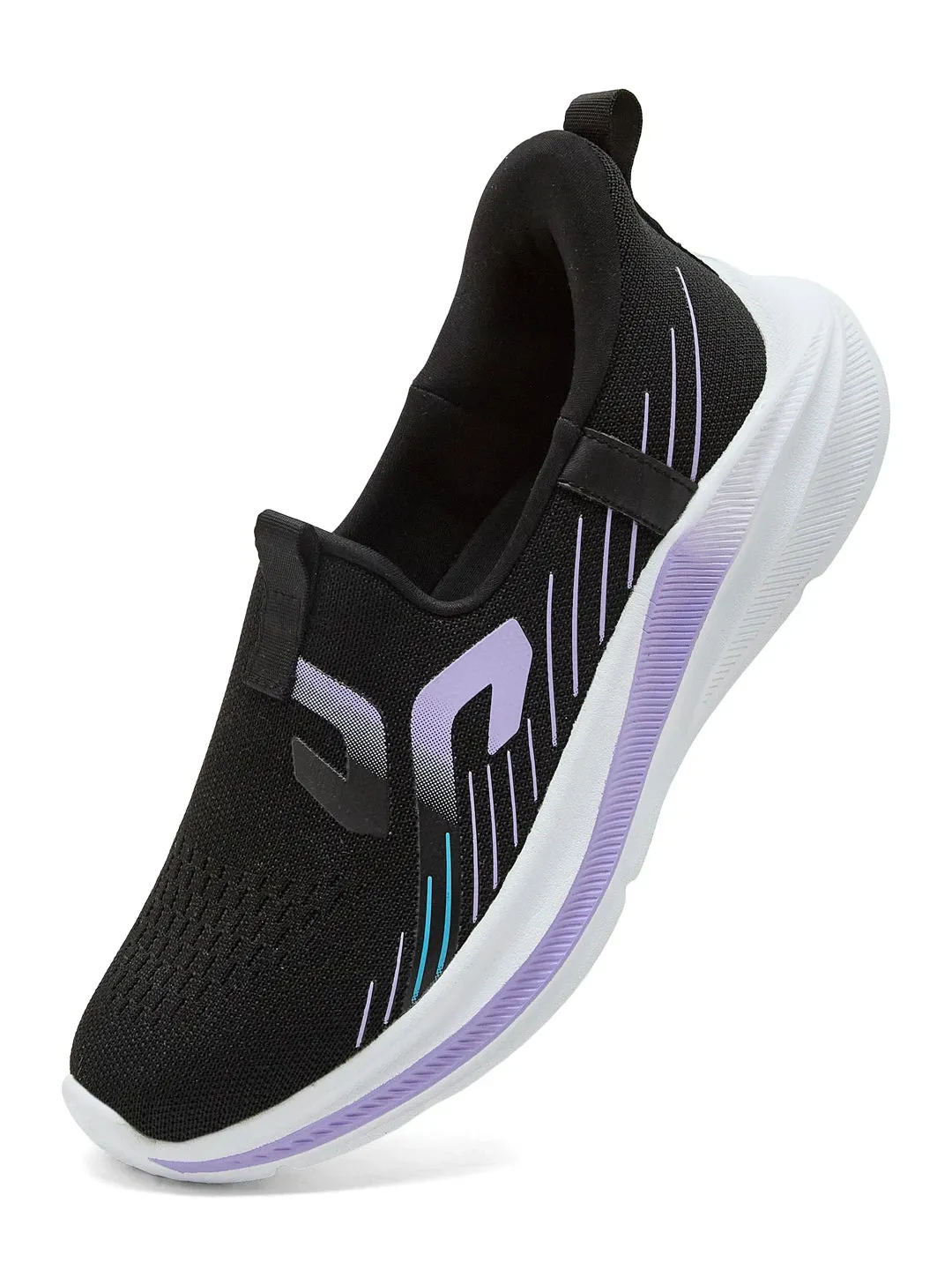 DAVO Black Women's Walking Shoes sold by Campus Shoes product image thumbnail 3