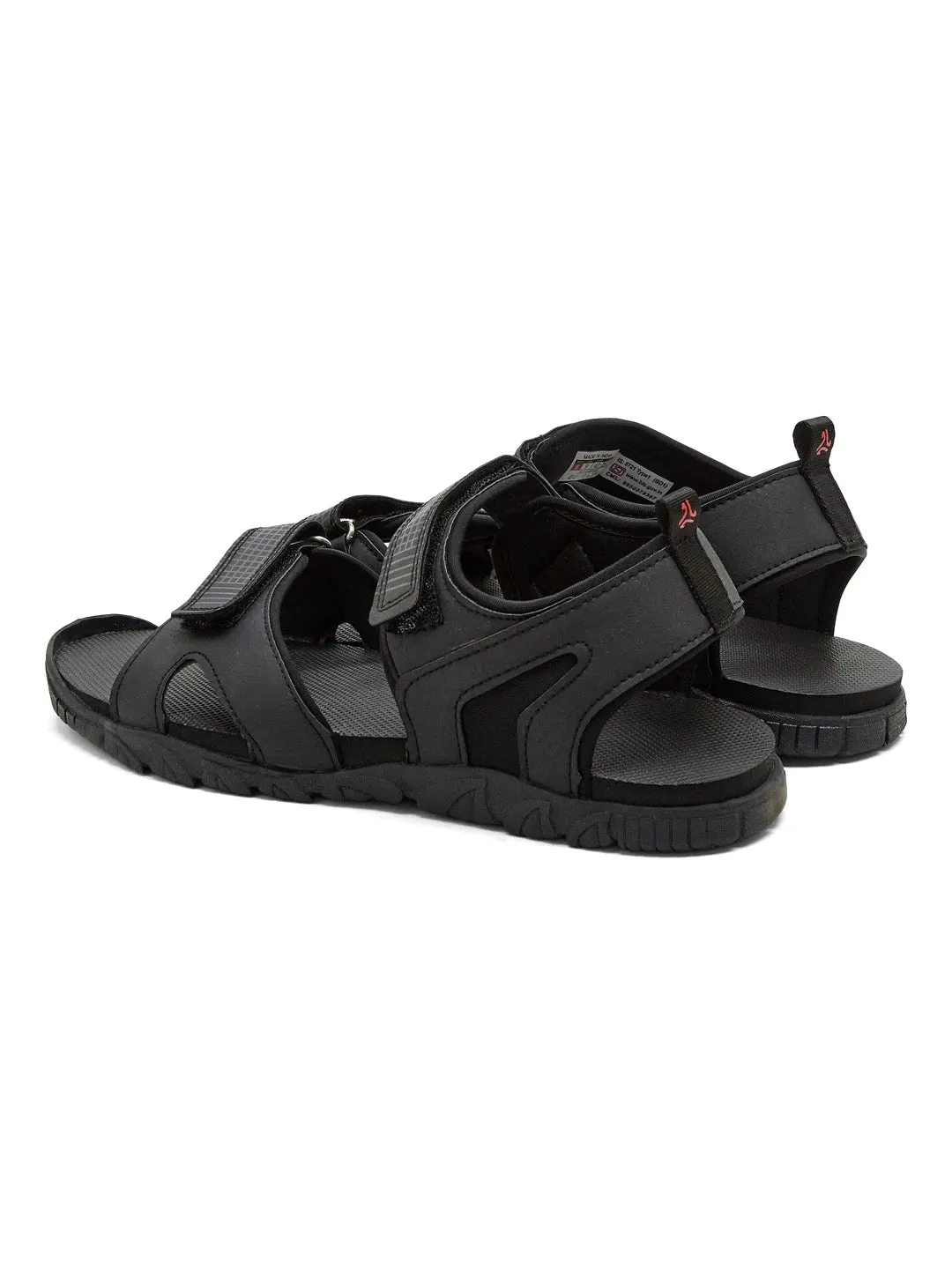 GC-22101 Black Men's Sandals sold by Campus Shoes product image thumbnail 5