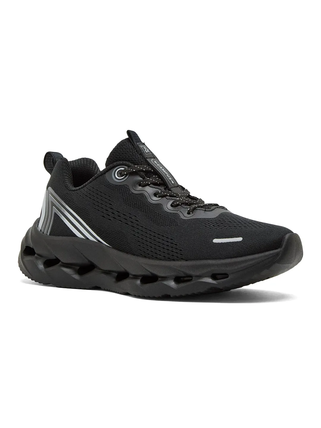 FLASK Black Men's Running Shoes sold by Campus Shoes product image thumbnail 2