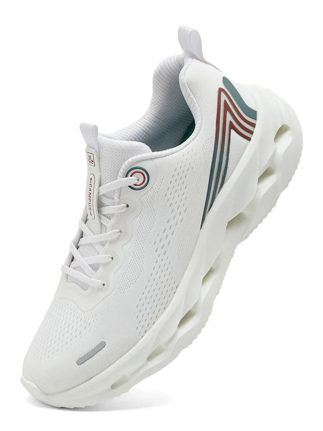 FLASK White Men's Running Shoes sold by Campus Shoes product image thumbnail 3