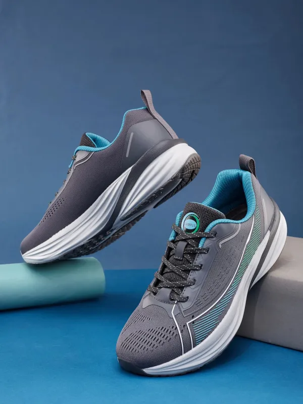 SPINE Grey Men's Running Shoes made by Campus Shoes