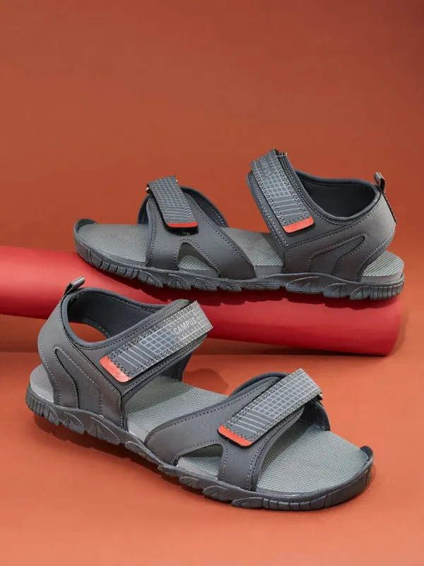 GC-22101 Grey Men's Sandals made by Campus Shoes
