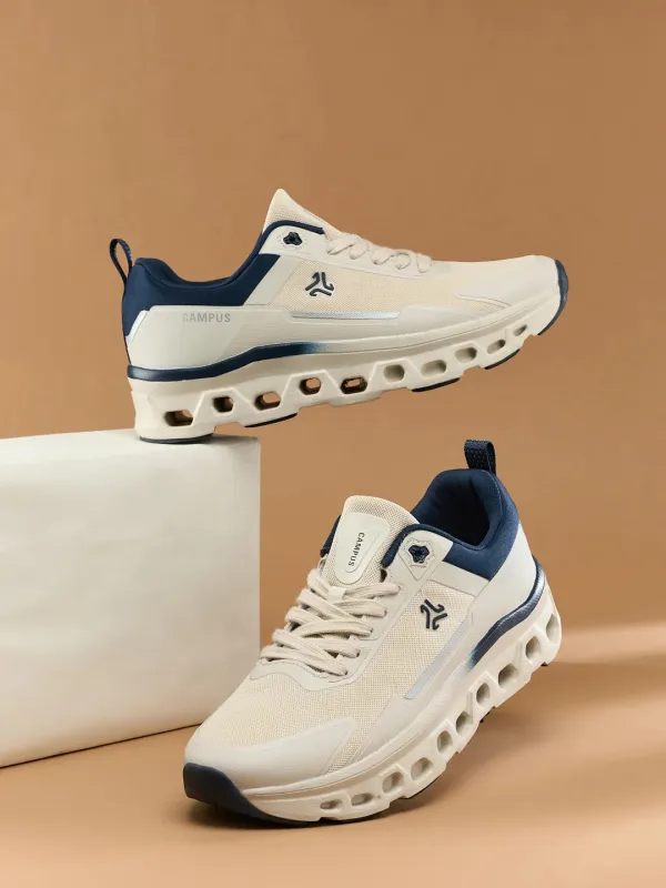 TRASKO White Men's Running Shoes sold by Campus Shoes