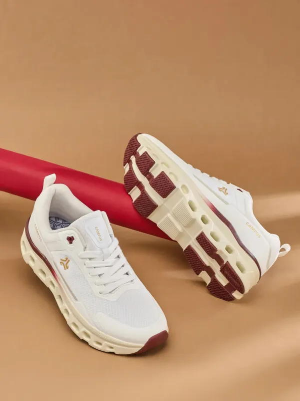 TRASKO White Men's Running Shoes sold by Campus Shoes