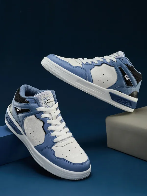 DWELT White Men's Sneakers made by Campus Shoes