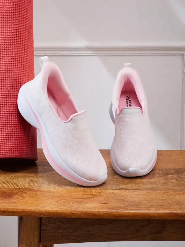 GRASP White Women's Walking Shoes made by Campus Shoes