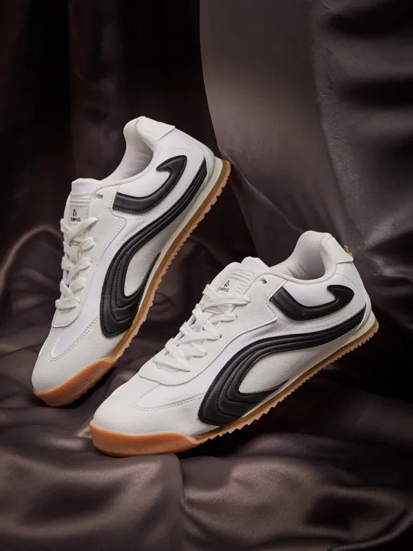 RUSTLE White Men's Sneakers made by Campus Shoes