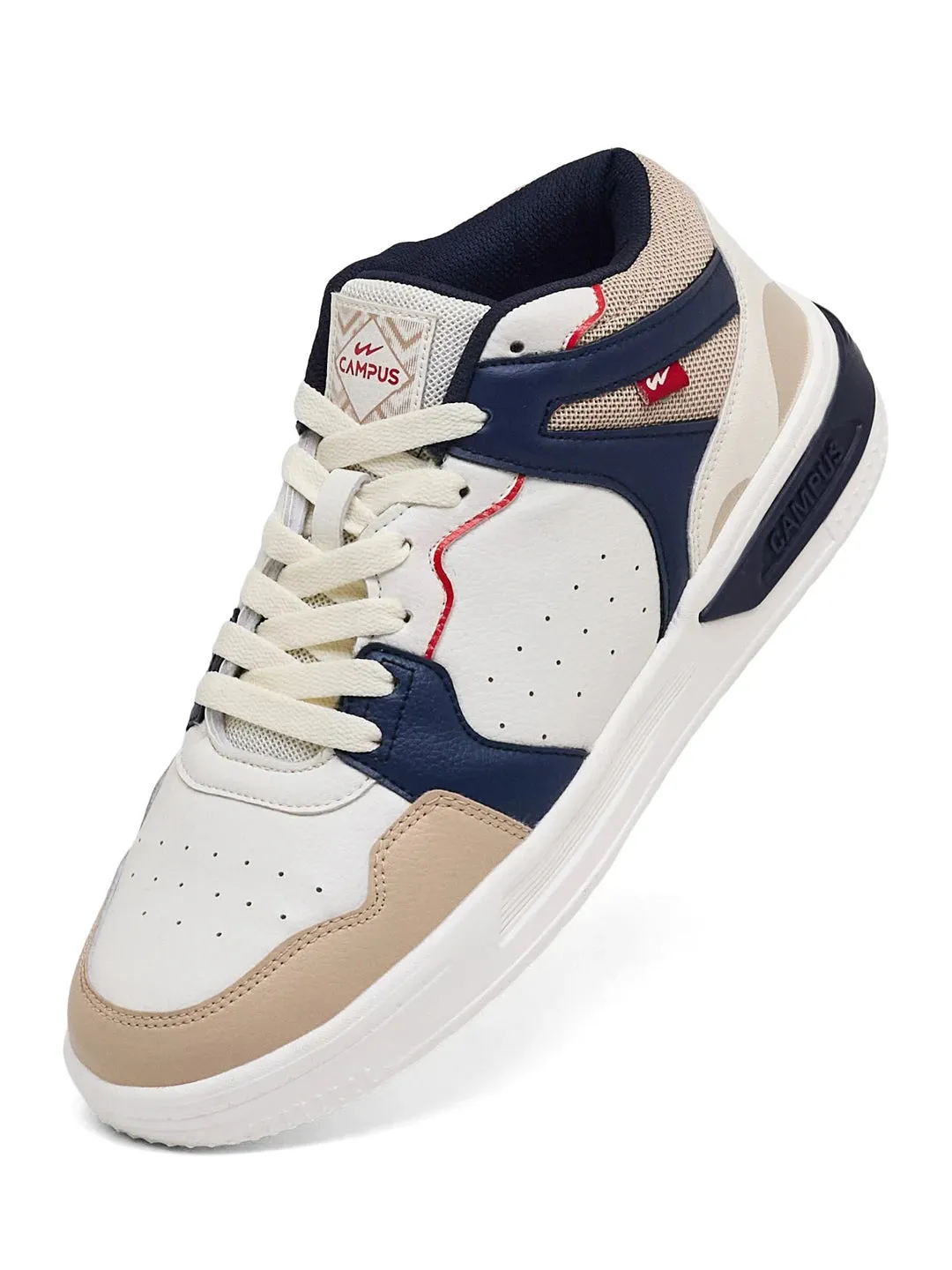 DWELT White Men's Sneakers sold by Campus Shoes product image thumbnail 3