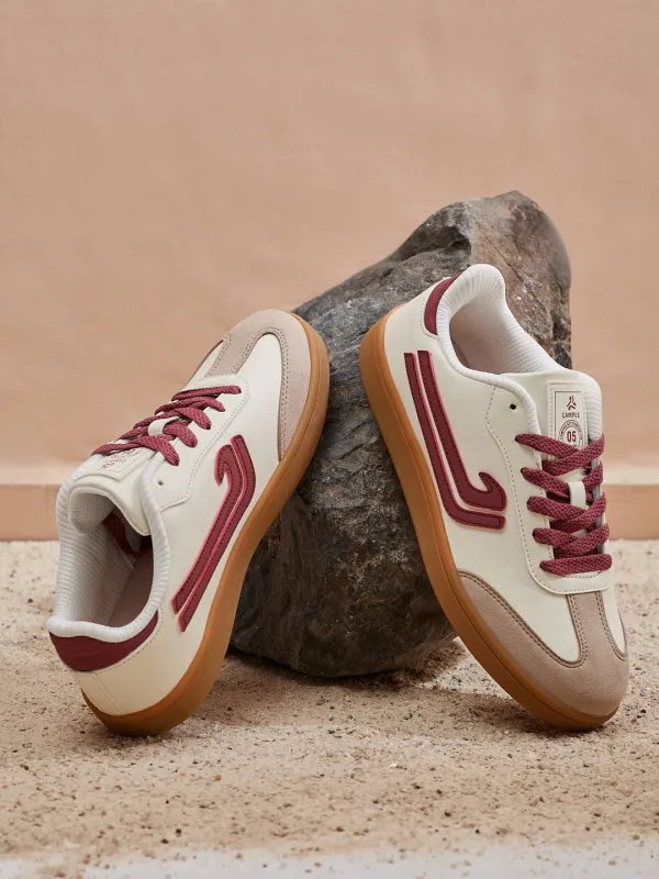 AMBIT White Women's Sneakers made by Campus Shoes