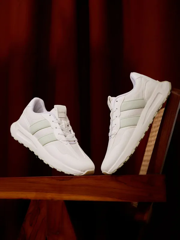 GRIT White Women's Sneakers made by Campus Shoes