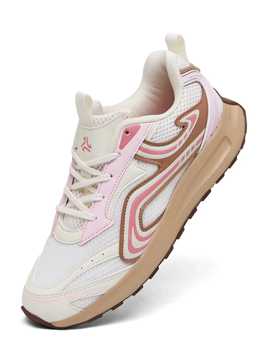 CHRONO White Women's Sneakers sold by Campus Shoes product image thumbnail 3