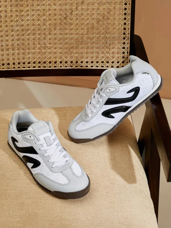 DYNO White Women's Sneakers made by Campus Shoes