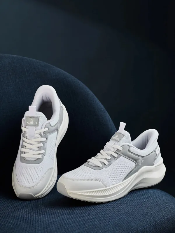 FLITTA White Women's Running Shoes made by Campus Shoes
