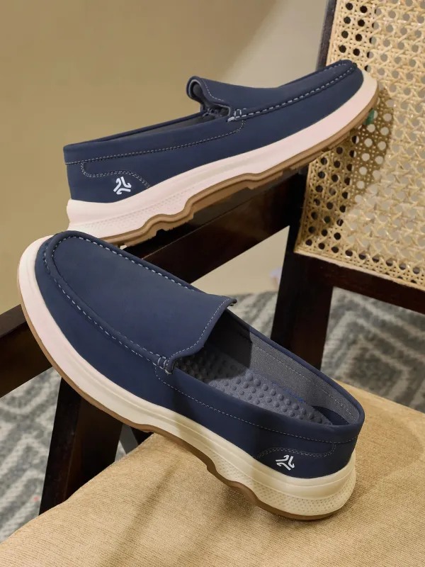 ELAN-29 Navy Men's Loafers made by Campus Shoes