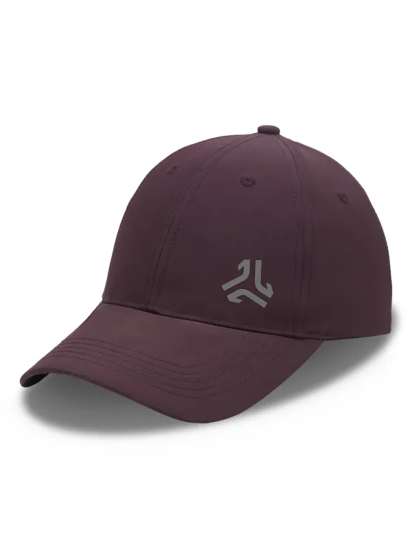 POLYESTER SOLID CAP Wine Unisex Cap made by Campus Shoes