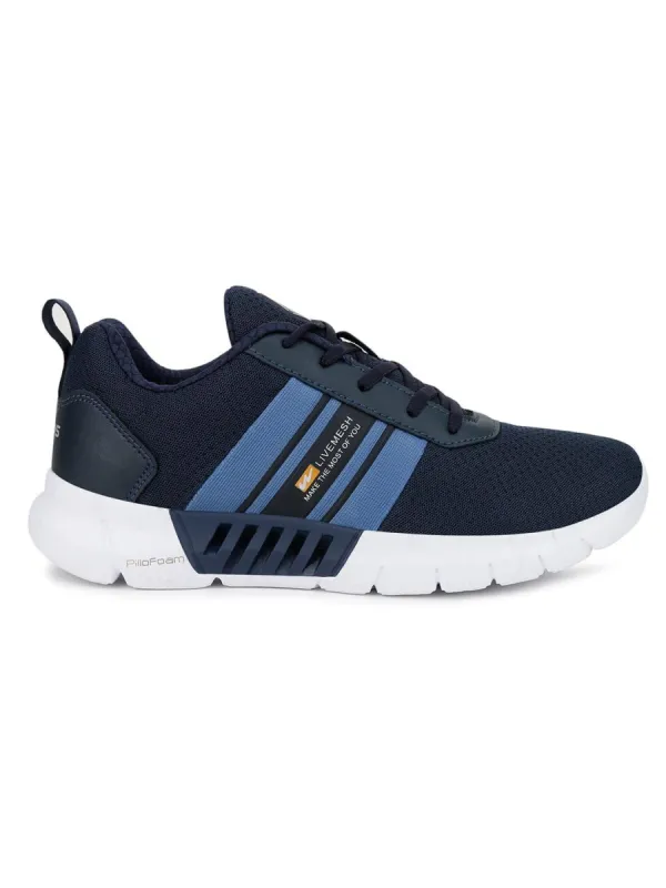 CORNER PRO Navy Men's Running Shoes sold by Campus Shoes