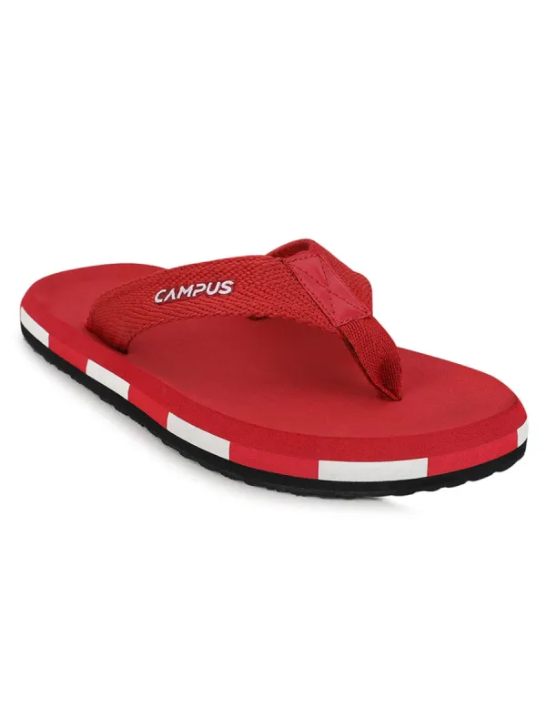GC-1032 Red Men's Flip Flops sold by Campus Shoes