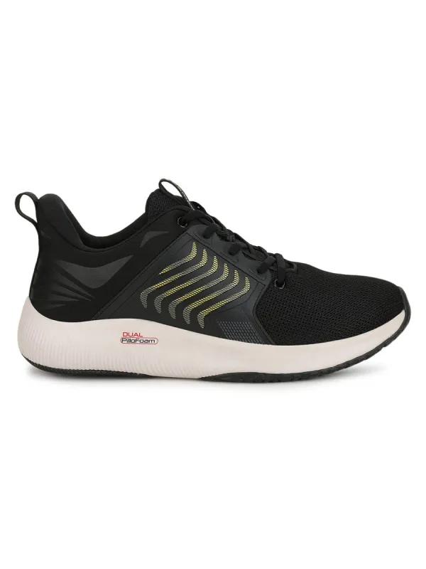 JUNO Black Men's Running Shoes sold by Campus Shoes