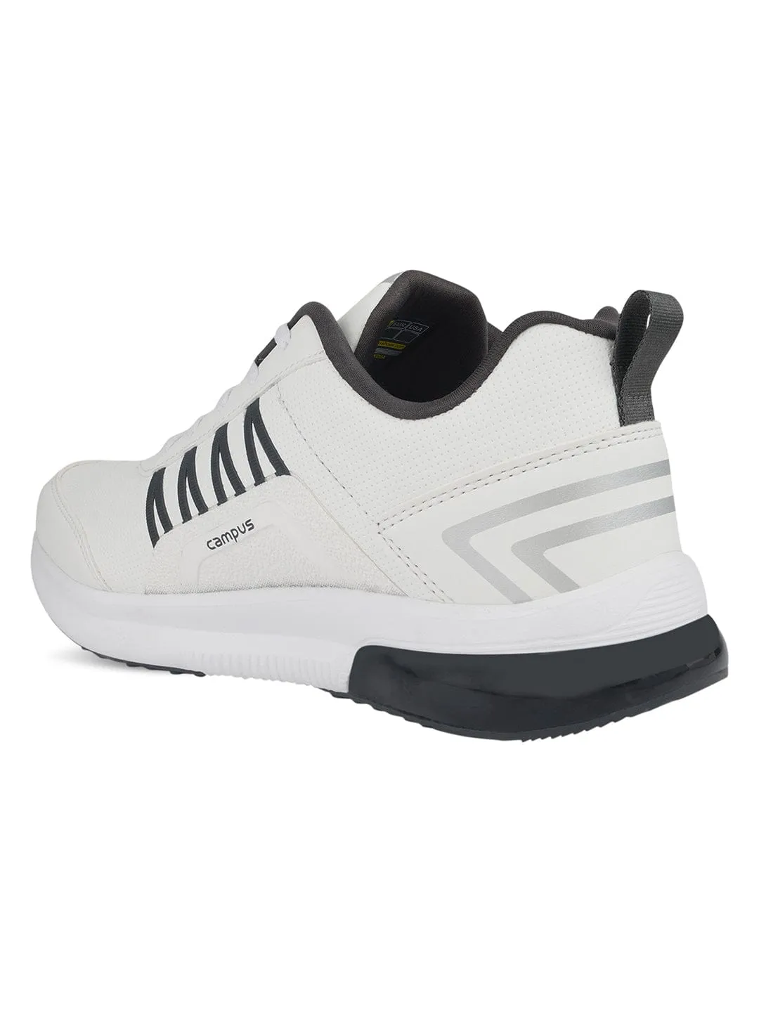 BRAZIL-PU White Men's Running Shoes sold by Campus Shoes product image thumbnail 3