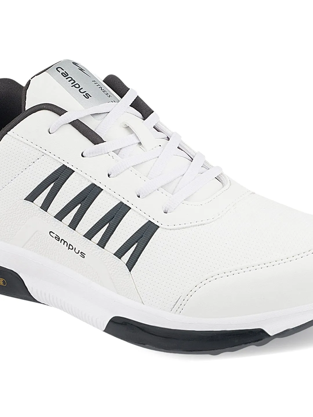 BRAZIL-PU White Men's Running Shoes sold by Campus Shoes product image thumbnail 5