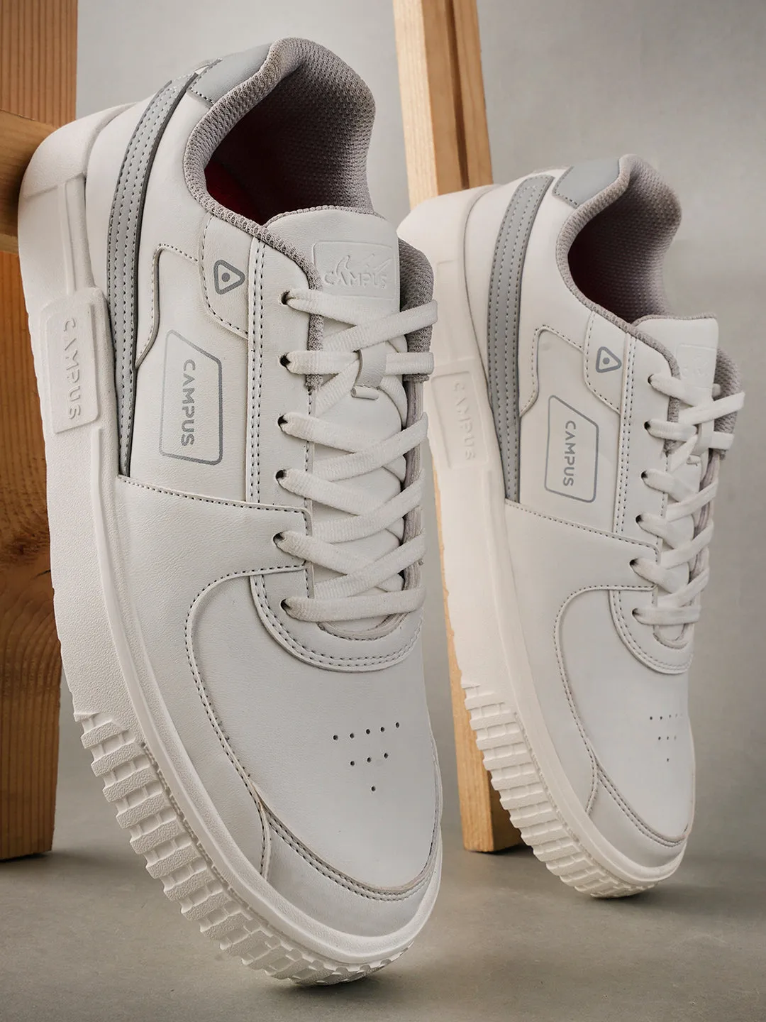 OG-10 White Men's Sneakers sold by Campus Shoes product image thumbnail 5