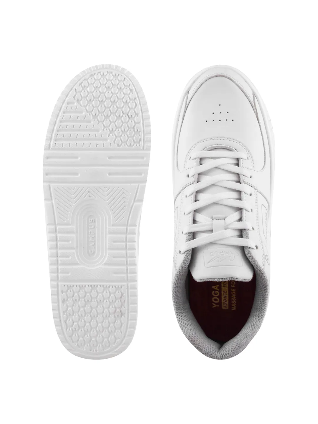 OG-10 White Men's Sneakers sold by Campus Shoes product image thumbnail 4