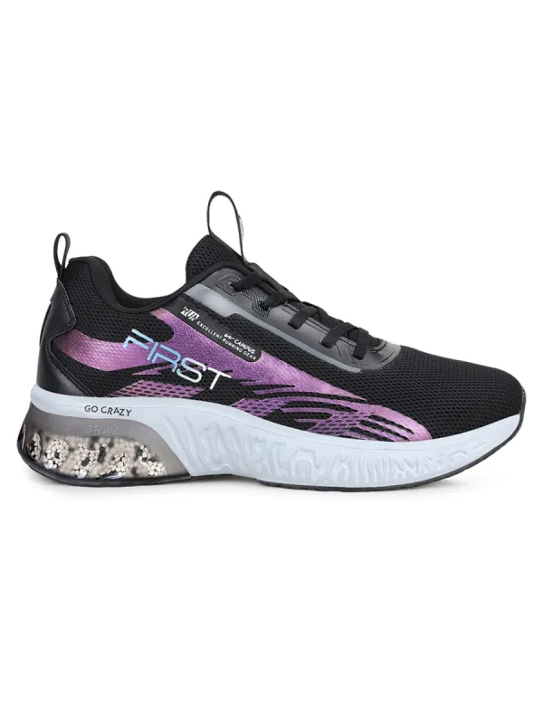 FIRST Black Men's Running Shoes sold by Campus Shoes