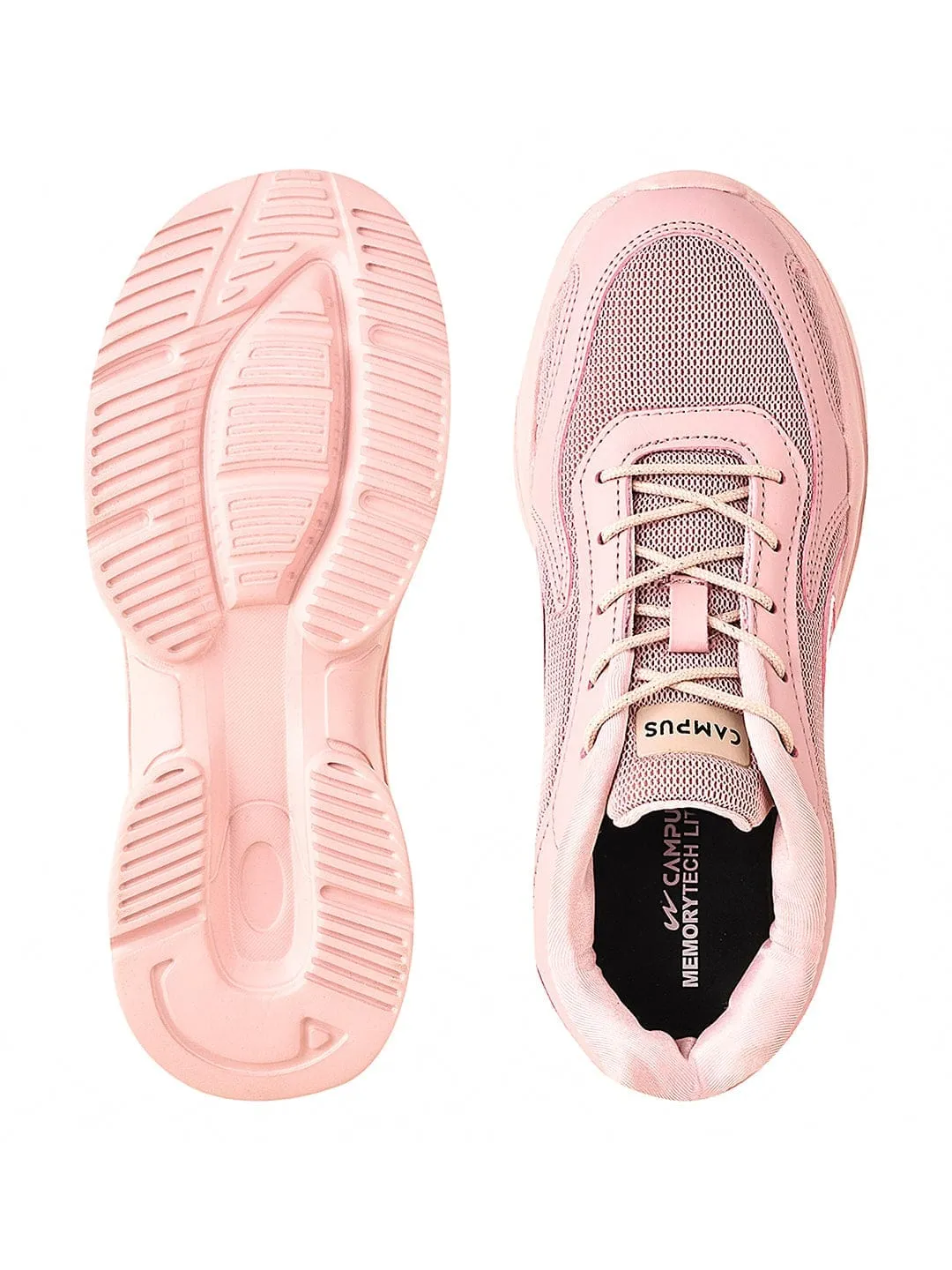 CAMP STELLA Pink Women's Sneakers sold by Campus Shoes product image thumbnail 4