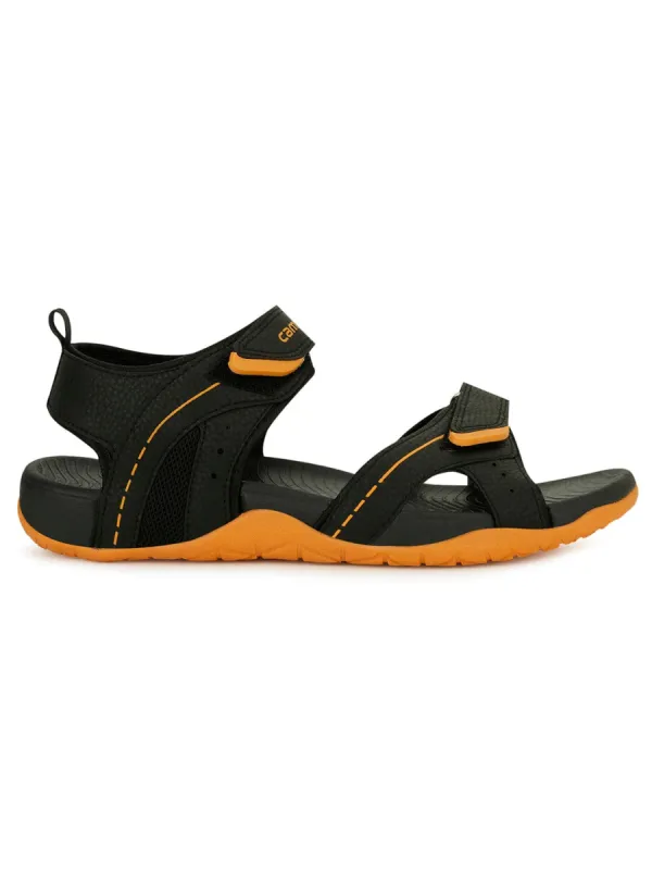 SD-067 Black Men's Sandals sold by Campus Shoes