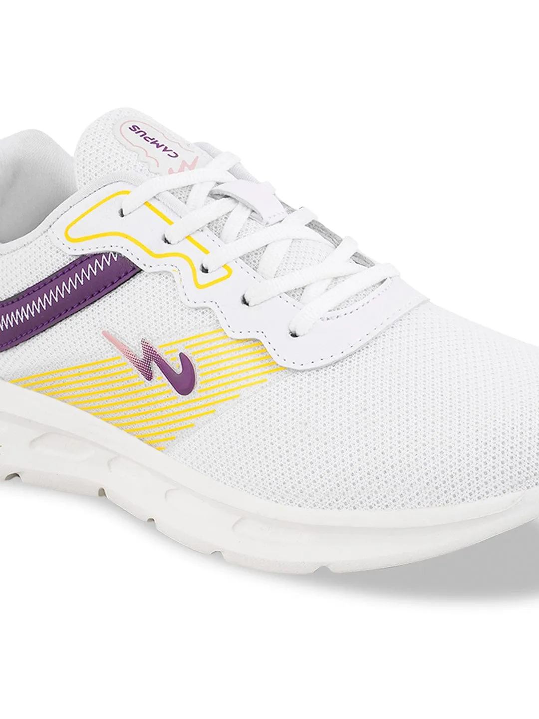 GAZING White Women's Sports Shoes sold by Campus Shoes product image thumbnail 4