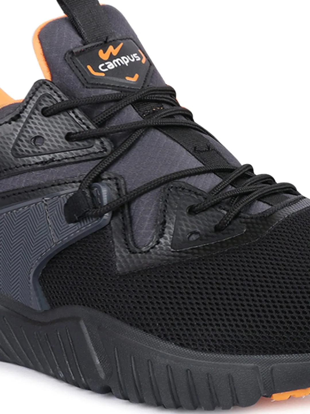 TEZ Black Men's Running Shoes sold by Campus Shoes product image thumbnail 5