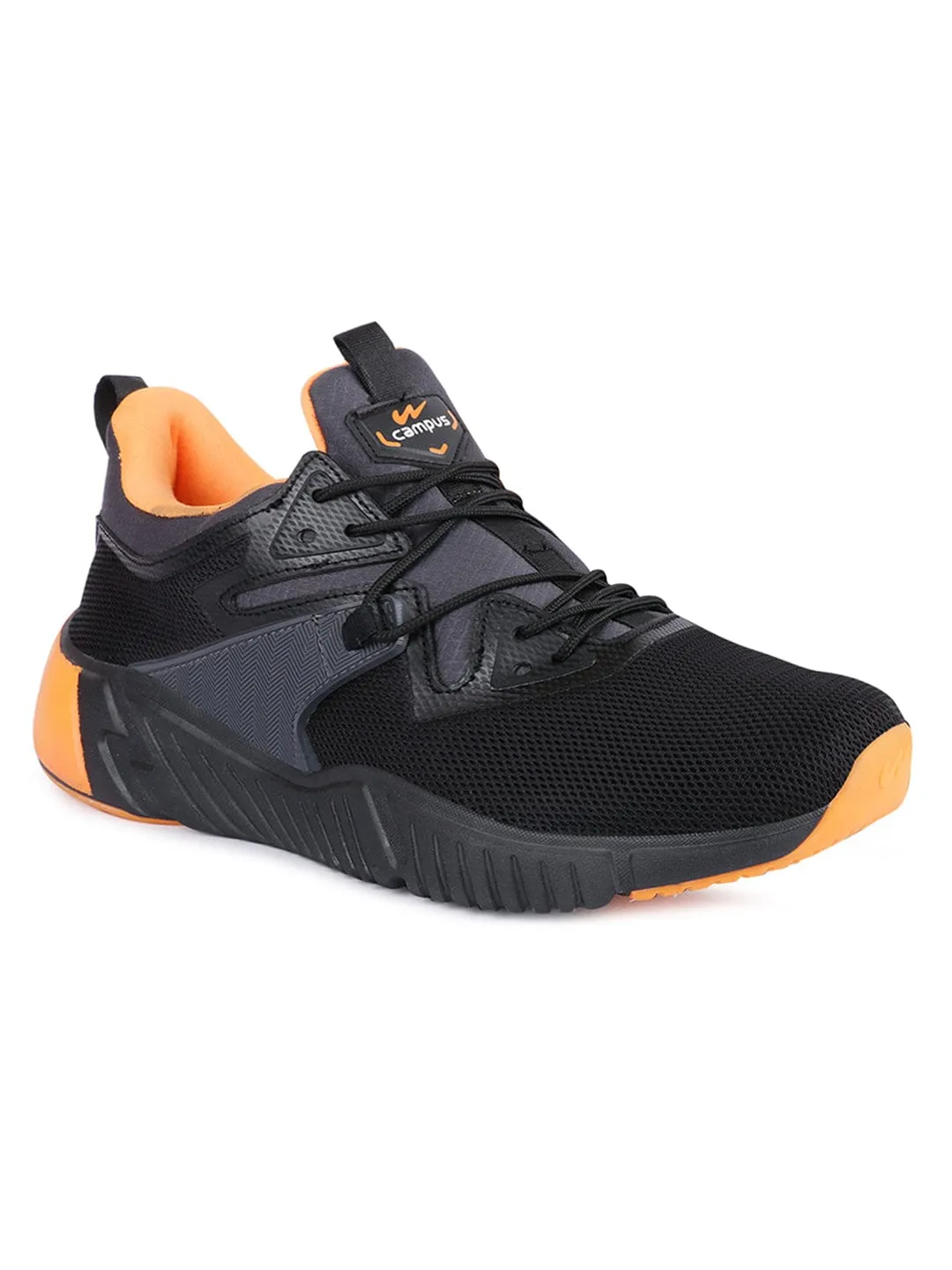 TEZ Black Men's Running Shoes sold by Campus Shoes product image thumbnail 2