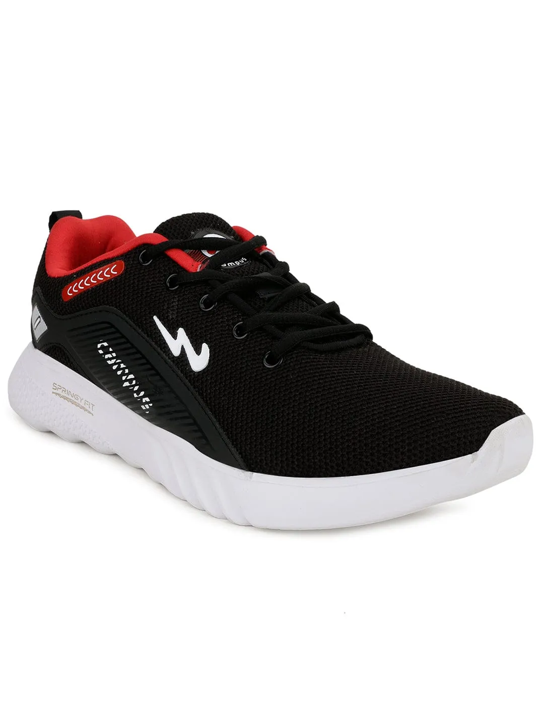 HARLEY Black Men's Walking Shoes sold by Campus Shoes product image thumbnail 3