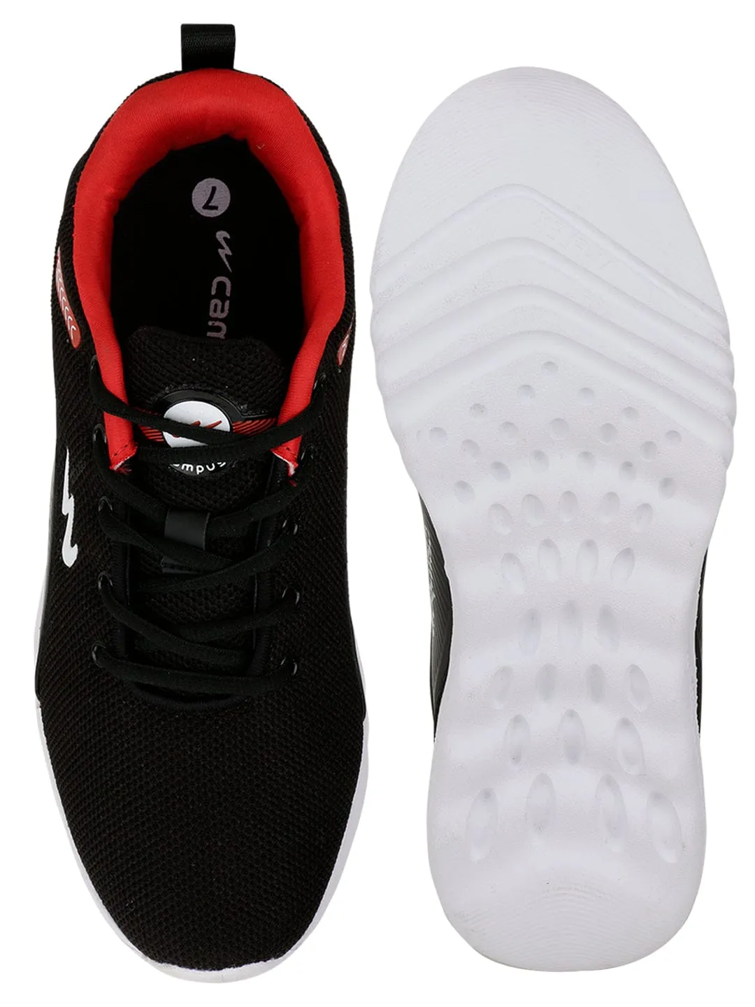 HARLEY Black Men's Walking Shoes sold by Campus Shoes product image thumbnail 4