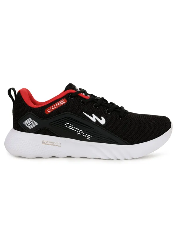 HARLEY Black Men's Walking Shoes sold by Campus Shoes
