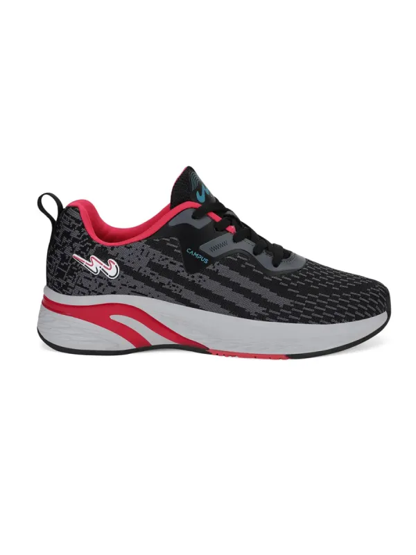 DRAPE Black Women's Sports Shoes sold by Campus Shoes