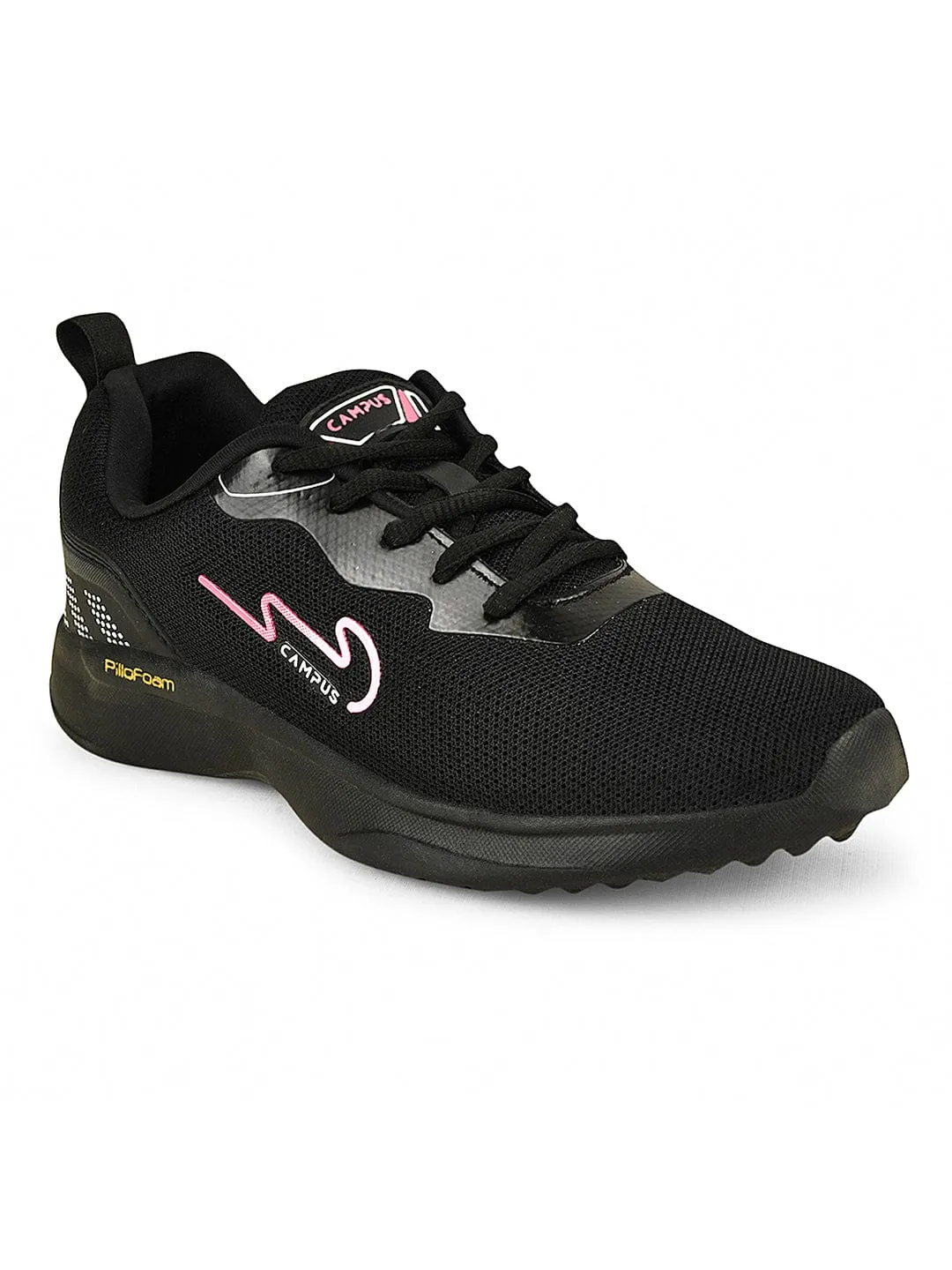 CAMP PEANUT Black Women's Running Shoes sold by Campus Shoes product image thumbnail 2