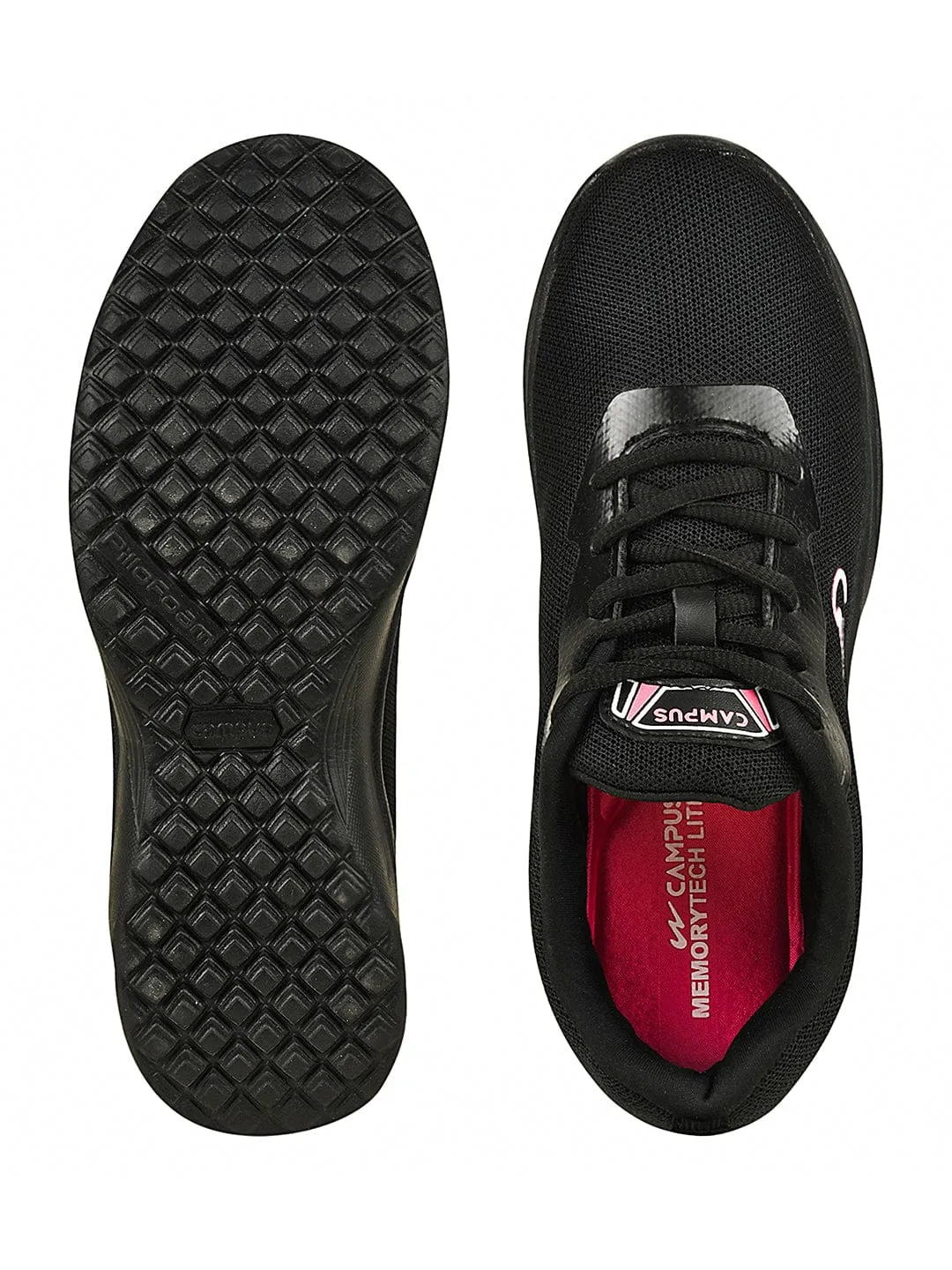 CAMP PEANUT Black Women's Running Shoes sold by Campus Shoes product image thumbnail 5