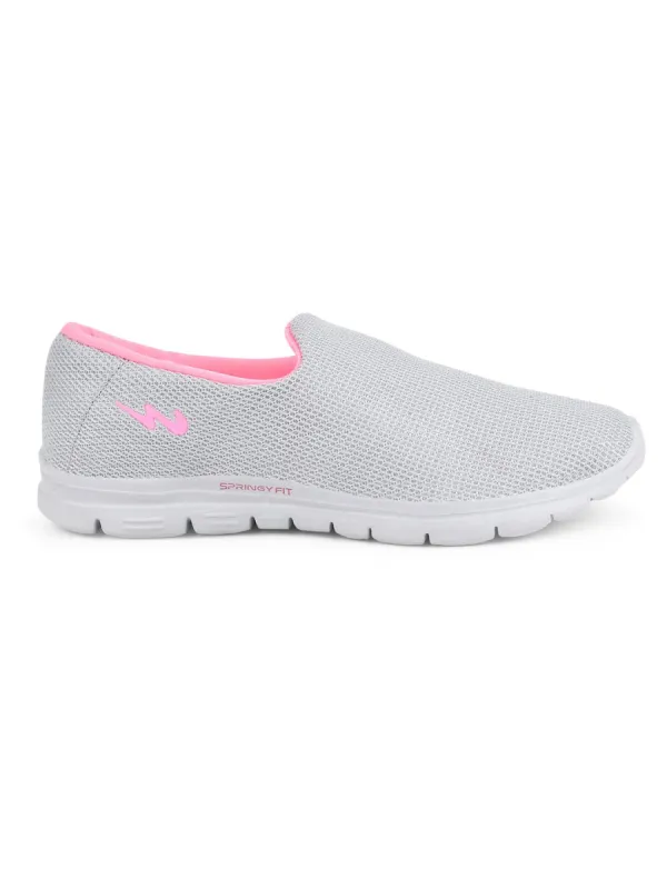 ZOE Grey Women's Slip-ons sold by Campus Shoes