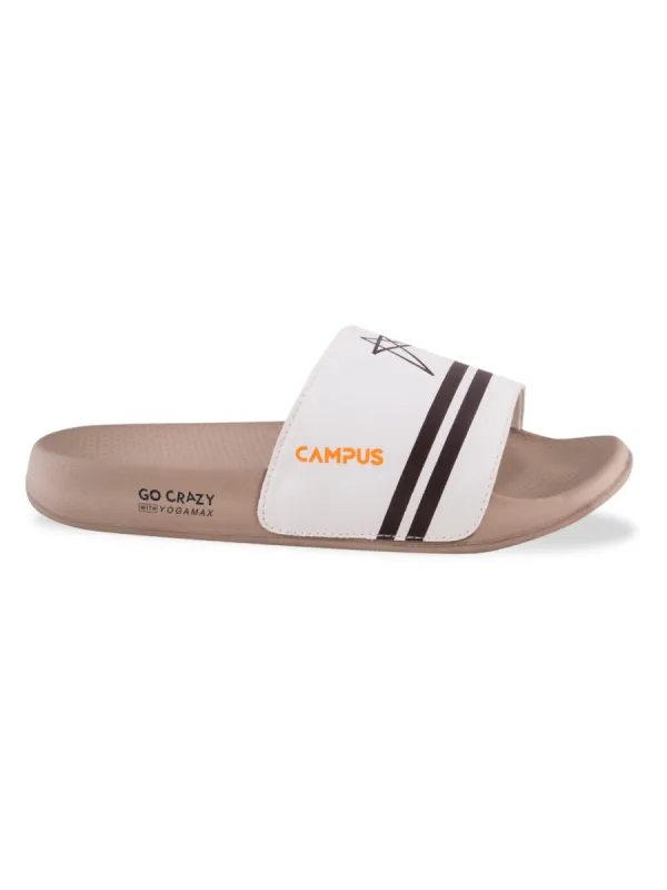 GC-SL-435 Off white Men's Slippers sold by Campus Shoes