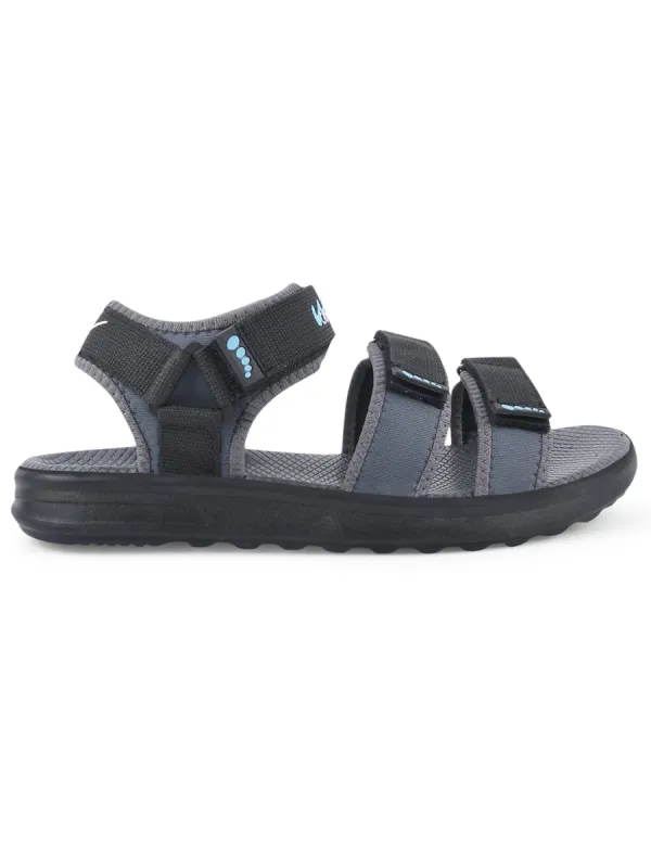 CAMP MAX Black Men's Sandals sold by Campus Shoes